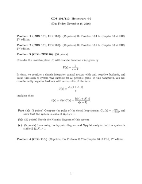File:CDS110 Homework6 2016.pdf