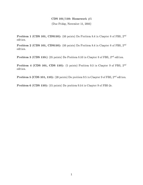 File:CDS110 Homework5 2016.pdf
